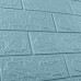 Самоклеющаяся декоративная 3D панель под бирюзовый кирпич в рулоне 20м 20000x700x3 мм
